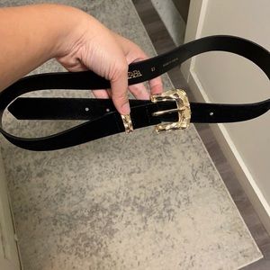 Zara belt with gold hardware